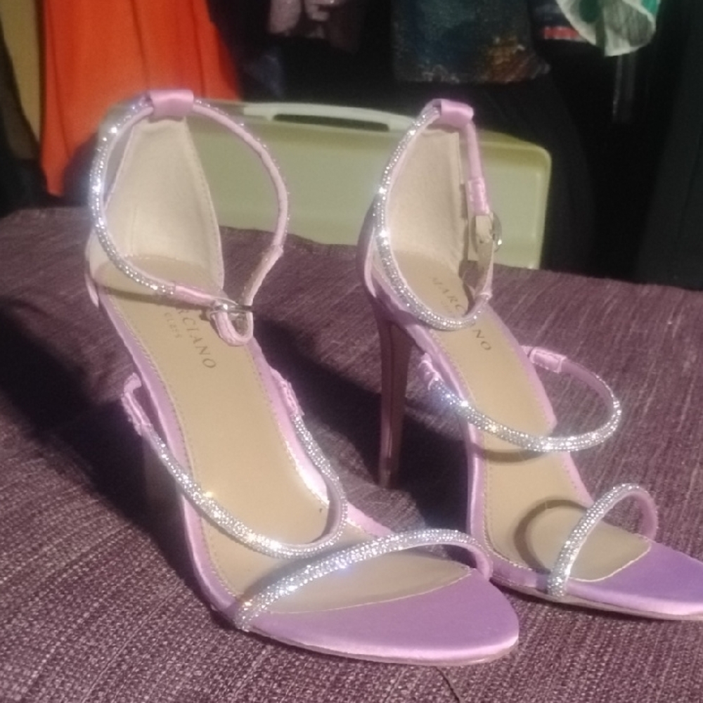 Guess by Marciano Pink Strappy Heels